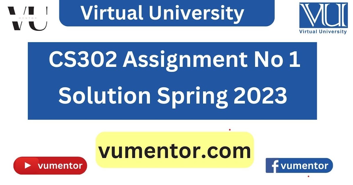 cs302 assignment 1 solution spring 2023